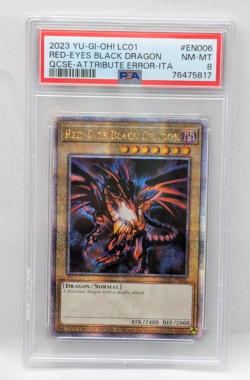 2023 Yu-Gi-Oh! LC01 Red-Eyes Black Dragon #EN006 - NM-MT 8 PSA - Image 1