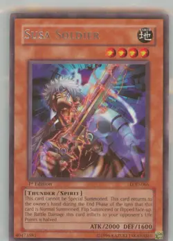 Yu-Gi-Oh Legacy of Darkness Susa Soldier #LOD-066 1st ED Near Mint or Better - Image 1