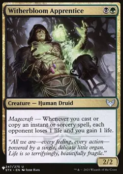 Witherbloom Apprentice - Non-Foil - The List - STX-247 | MTG Card - Image 3