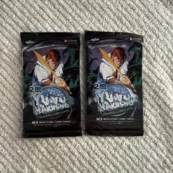 (2) Yu Yu Hakusho Ghost Files TCG 10 Card Booster Packs New Factory Sealed - Image 1