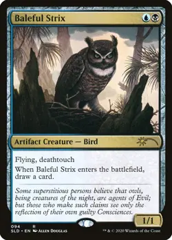 MTG Magic the Gathering Baleful Strix (94/1164) Secret Lair Drop Series NM - Image 1