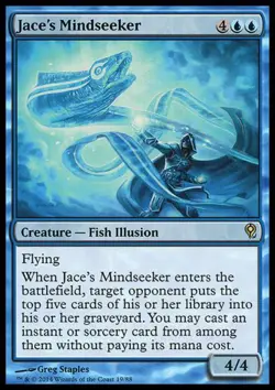 MTG Magic the Gathering Jace's Mindseeker (19/89) DD Jace vs. Vraska LP - Image 1