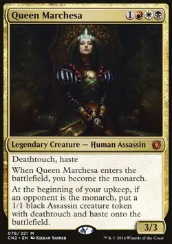 MTG Magic the Gathering Queen Marchesa (78/234) Conspiracy Take the Crown LP - Image 1
