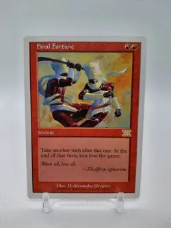 Final Fortune Classic MTG Core Set 6th Edition NM - Image 1