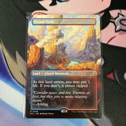Steam Vents (Borderless) MTG: Lorwyn Eclipsed - Image 1