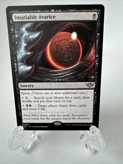 x1 Insatiable Avarice R MTG Outlaws of Thunder Junction M/NM, English - Image 1