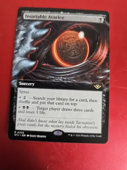 Insatiable Avarice Outlaws of Thunder Junction Foil - Image 1