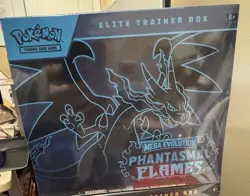 Pokemon Mega Evolution Phantasmal Flames Elite Trainer Box (ETB) SHIPS TODAY - Image 2