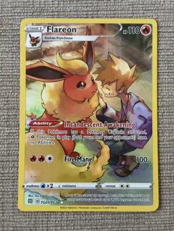 Flareon TG01/TG30 Swsh09: Brilliant Stars Trainer Gallery Holo Pokemon - Image 1