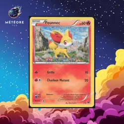 Carte Pokemon Feunnec Holo 3/12 Promo McDonald's 2014 Francais - Image 1