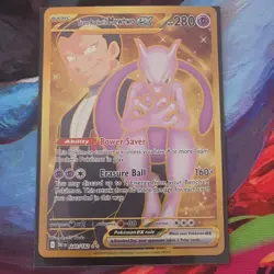 Pokemon Team Rocket's Mewtwo ex 240/182 Sv10 Destined Rivals Full Art Holo - Image 1