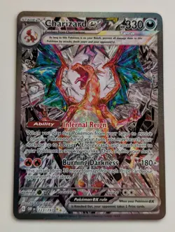 Charizard ex 223/197 Obsidian Flames Special Illustration Rare Pokemon TCG LP - Image 1