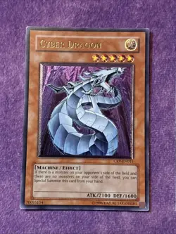 1x Yugioh Cyber Dragon CRV-EN015 Unlimited Ultimate Rare EURO MP - Image 2