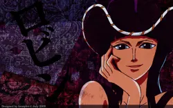 One PIece anime nico robin face girls 2009 women hat playmat gaming mat - Image 1