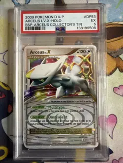 Arceus LV.X DP53 Holo Rare Black Star Promo PSA 5 Pokemon Card - Image 1