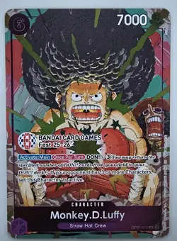 Monkey.D.Luffy (BANDAI Card Games Fest 25-26) OP07-073 One Piece Promotion Cards - Image 1
