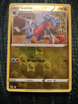 Gabite 108/172 Brilliant Stars Reverse Holo Pokemon TCG Card NM - Image 1