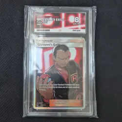 ACE 8 Giovanni's Exile 67/68 Hidden Fates Full Art Holo Pokemon Card - Gem Mint - Image 1