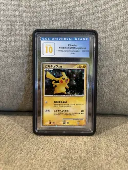 Pikachu 003/009 11th Movie Promo Card CGC Pristine 10 OLD LABEL! VERY LOW POP - Image 1