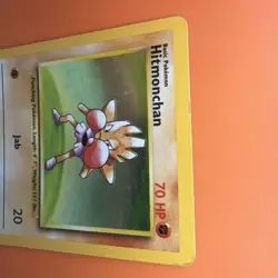 Pokemon TCG Hitmonchan Unlimited Rare Holo Card Base Set 7/102 - Image 2