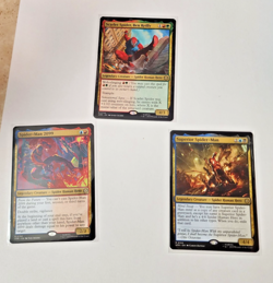 MTG Marvel Spiderman 3X RARE LOT - Legendary Spider-Man, Superior, 2099, Scarlet - Image 1