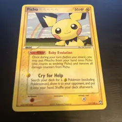 Pichu 2007 Pokemon EX Power Keepers #21/108 TCG Non Holo - LP/MP - Image 3