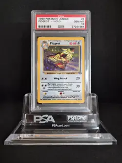 Pokemon TCG Pidgeot Jungle 8/64 Holo Rare PSA 10 POP 46! 1999 Vintage WOTC - Image 1