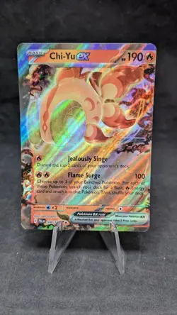Chi-Yu ex - 040/193 - Pokemon TCG- SV02: Paldea Evolved - Miscut- NM - Image 1