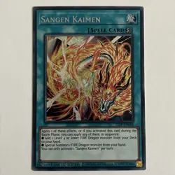 Sangen Kaimen - 25LP-EN008 - Secret Rare Limited Edtion - Yugioh Tcg Near Mint! - Image 1