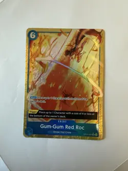 One Piece OP04-056 Gum Gum Red Roc Alternative Art PRB-01 English Edition - Image 1