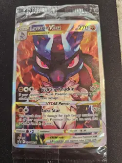 Pokemon Lucario VSTAR SWSH291 Promo Holo Card 270 HP English TCG - Image 1