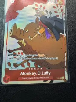 Monkey.D.Luffy (Gift Collection 2023) P-001 One Piece Promotion Cards Foil - Image 4