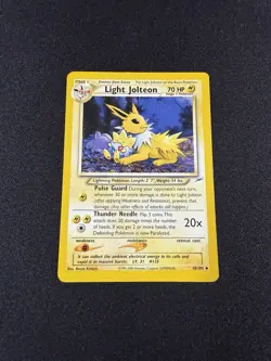 Pokemon TCG Light Jolteon Neo Destiny Card 48/105 Unlimited - Image 1
