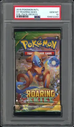 Pokemon XY Roaring Skies Deoxys Factory Sealed Booster Pack PSA 10 Card TCG CCG - Image 1