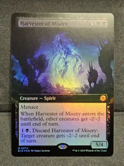 Harvester of Misery (Extended Art) -Outlaws of Thunder Junction- 0074 - MTG - NM - Image 1