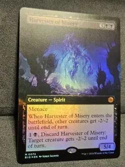 Harvester of Misery (Extended Art) -Outlaws of Thunder Junction- 0074 - MTG - NM - Image 2