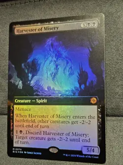Harvester of Misery (Extended Art) -Outlaws of Thunder Junction- 0074 - MTG - NM - Image 3