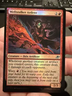 Weftstalker Ardent Edge of Eternities Foil NM 169 - Image 1