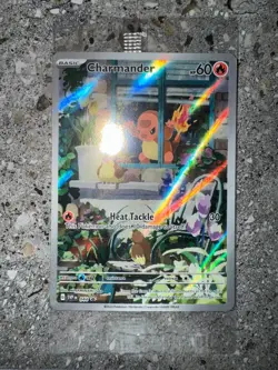 Pokemon TCG Charmander SVP044 Illustration Rare Black Star Promo Holo SEALED - Image 3