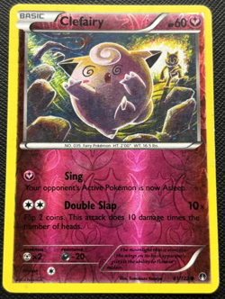 Clefairy 81/122 XY BREAKpoint Reverse Holo MP Pokemon 2016 - Image 1