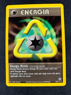 Pokemon - Energia Riciclo 105/111 - Neo Genesis Unlimited - Rara non Holo ITA - Image 1