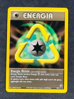 Pokemon - Energia Riciclo 105/111 - Neo Genesis Unlimited - Rara Non Holo ITA - Image 1
