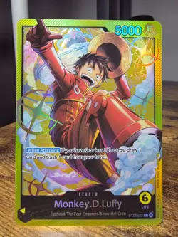 Monkey.D.Luffy (001) ST29-001 Starter Deck 29: Egghead Foil NM One Piece - Image 1