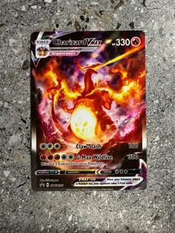 Pokemon TCG Cards Charizard VMAX SWSH261 Alternate Art Black Star Promo NM - Image 1