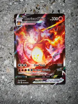Pokemon TCG Cards Charizard VMAX SWSH261 Alternate Art Black Star Promo NM - Image 3