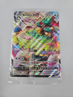 Pokemon Snorlax VMAX JUMBO Card 142/202 Gamestop Promo FRENCH RONFLEX NEW SEALED - Image 1