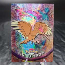 Fearow #22 Topps Chrome Pokemon Card 2000 S1 Spectra Chrome TV Animation - Image 1