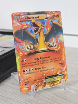 Pokemon Card TCG Charizard EX XY17 Holo Rare Black Star Promo Card 2014 LP - Image 1