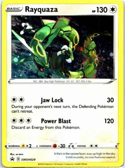 SWSH: Sword & Shield Promo Cards #SWSH029 Rayquaza Holo - Image 1