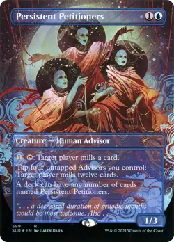 Persistent Petitioners (Secret Lair 599) FOIL PROMO NM Blue Rare CARD Sealed - Image 1